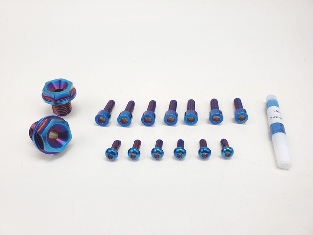 Kit de vis titane Warp9 pour fourches  