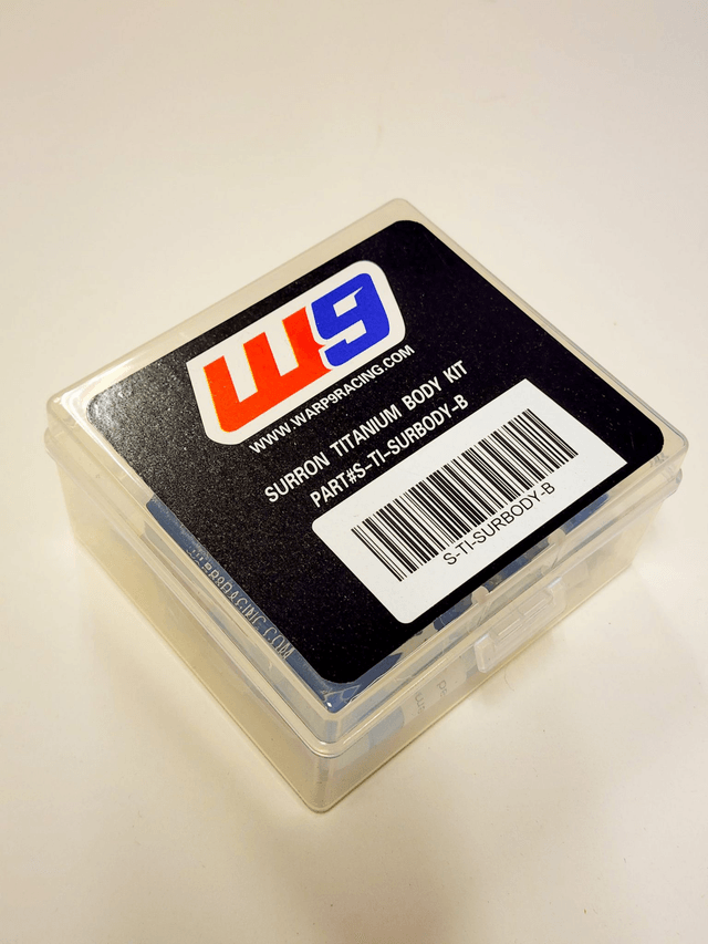 Kit de visserie titane chassis Warp9